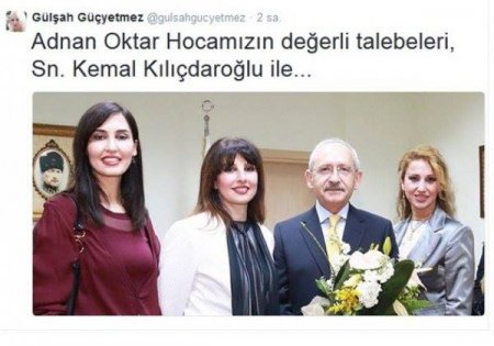 Kılıcdaroğlunun Adnan Oktarın “kədicikləri” ilə fotosu ortaya çıxdı