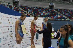 Bədii gimnastika üzrə Azərbaycan Çempionatının ikinci gününün qalibləri mükafatlandırılıb - FOTOLARI