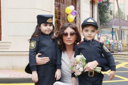 Mehriban Əliyeva Bakıda uşaq bağçasının açılışında