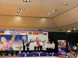 Aerobika gimnastikası üzrə millimizin üzvləri 2 medal qazandılar - FOTO