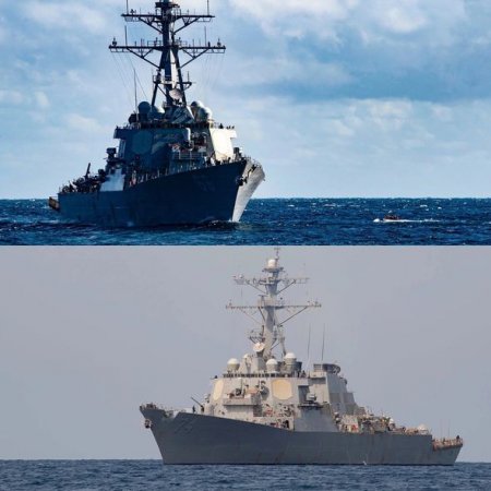 ABŞ hərbi gəmiləri İran körfəzinə daxil oldu - FOTO