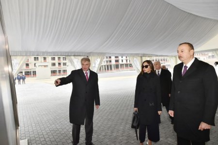 Prezident və xanımı ağac əkdilər - fotolar