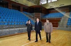Prezident İlham Əliyev Fövqəladə Hallar Nazirliyinin İdman-Sağlamlıq Mərkəzinin açılışında iştirak edib - Fotolar