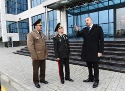 Prezident İlham Əliyev Fövqəladə Hallar Nazirliyinin İdman-Sağlamlıq Mərkəzinin açılışında iştirak edib - Fotolar