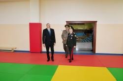 Prezident İlham Əliyev Fövqəladə Hallar Nazirliyinin İdman-Sağlamlıq Mərkəzinin açılışında iştirak edib - Fotolar