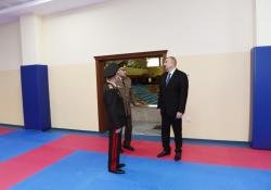 Prezident İlham Əliyev Fövqəladə Hallar Nazirliyinin İdman-Sağlamlıq Mərkəzinin açılışında iştirak edib - Fotolar