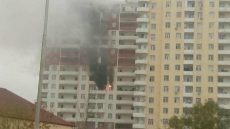 Xırdalanda binada yanğın: ölən var