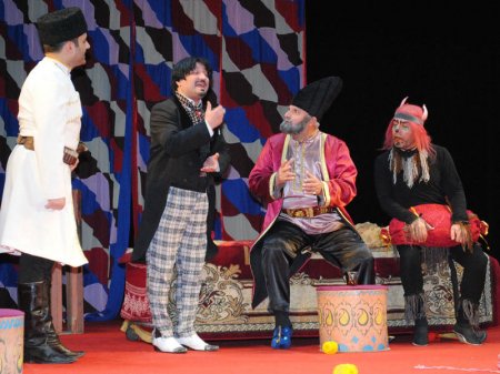 Sumqayıt Dövlət Dram Teatrında Milli Teatr Günü qeyd olunub - FOTO