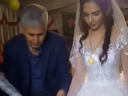 Azərbaycanda yaşlı kişiyə ərə gedən qızın görüntüləri sosial şəbəkəni qarışdırdı
