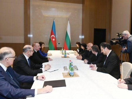 Prezident İlham Əliyev Bolqarıstanın Baş naziri ilə görüşüb