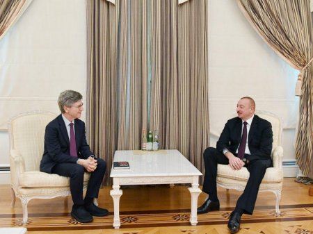 Prezident İlham Əliyev BMT baş katibinin Dayanıqlı İnkişaf Məqsədləri üzrə xüsusi müşavirini qəbul edib