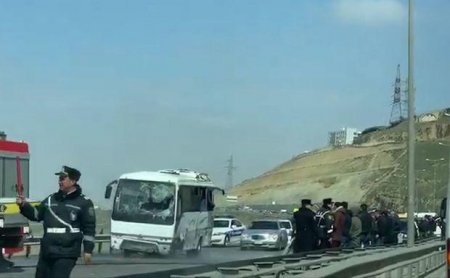 Bakıda qəza: tıxac yarandı