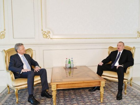 Prezident İlham Əliyev Argentinanın Azərbaycanda yeni təyin olunmuş səfirinin etimadnaməsini qəbul edib - FOTO