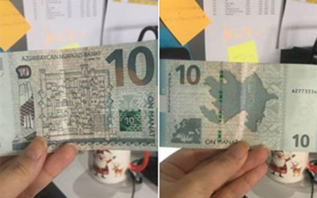 Təzə 10 manatı mağazada saxta pul bildilər