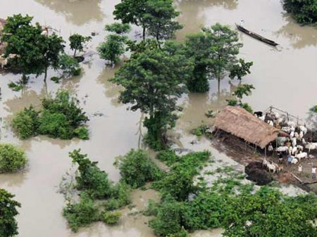 Hindistanda təbii fəlakətdən ölənlərin sayı 60-ı keçib