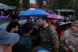 Ermənistanda məhkəmələrin giriş-çıxışı bağlandı - FOTO