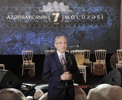 Heydər Əliyev Fondunun vitse-prezidenti Leyla Əliyeva "Azərbaycanın 7 möcüzəsi" adlı televiziya layihəsinin təqdimat mərasimində iştirak edib - FOTO