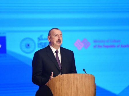 "Son illər yaratdığımız müasir nəqliyyat infrastrukturu artıq Azərbaycanı vacib tranzit ölkəyə çevirib"-Prezident İlham Əliyev