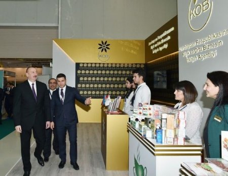 İlham Əliyev Bakıda iki sərgi ilə tanış olub - YENİLƏNİB + FOTO
