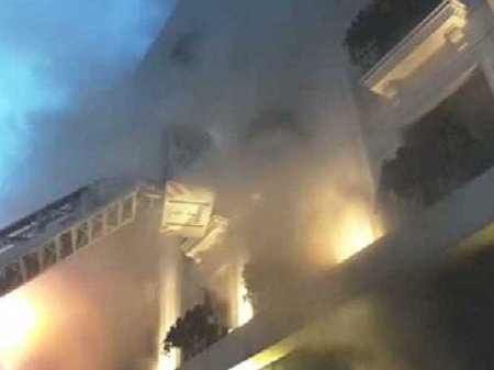 Prokurorluq binası yanır