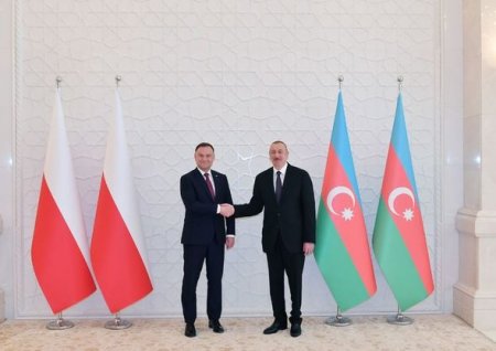 İlham Əliyev və polşalı həmkarı Bakıda açılışda - YENİLƏNİB + FOTO