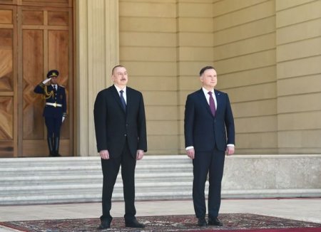 İlham Əliyev və polşalı həmkarı Bakıda açılışda - YENİLƏNİB + FOTO