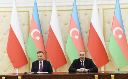 İlham Əliyev və polşalı həmkarı Bakıda açılışda - YENİLƏNİB + FOTO