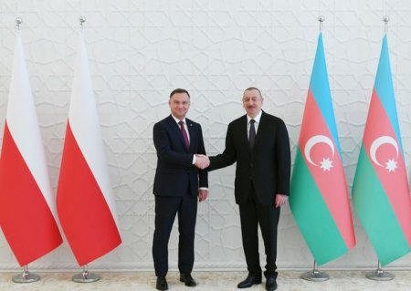 İlham Əliyev və polşalı həmkarı Bakıda açılışda - YENİLƏNİB + FOTO