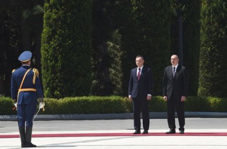 İlham Əliyev və polşalı həmkarı Bakıda açılışda - YENİLƏNİB + FOTO