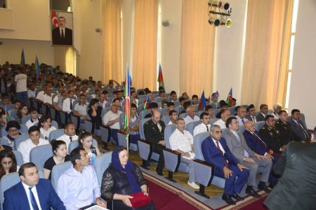 "Azərbaycanın Səsi" İctimai Birliyinin sədri Faiq Əhmədov Masallıda “Vətənin müdafiəsinə hazıram!” devizi altında keçirilən kütləvi tədbirdə iştirak edib - FOTOLAR